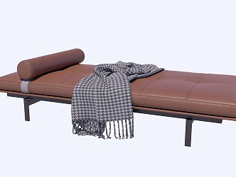 Modern Bed End Stool Sofa Bench Footrest Bed End Stool 3d model