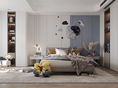 Modern Children's Room 3d model