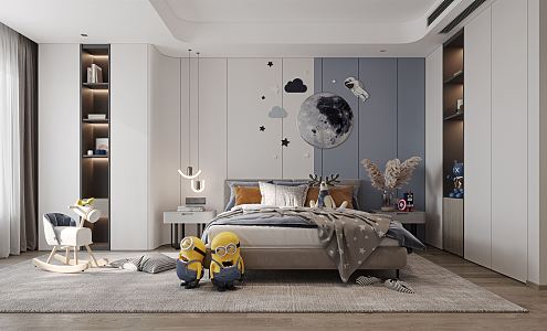 Modern Children's Room 3d model