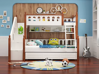 American Bed Children's Bed 3d model