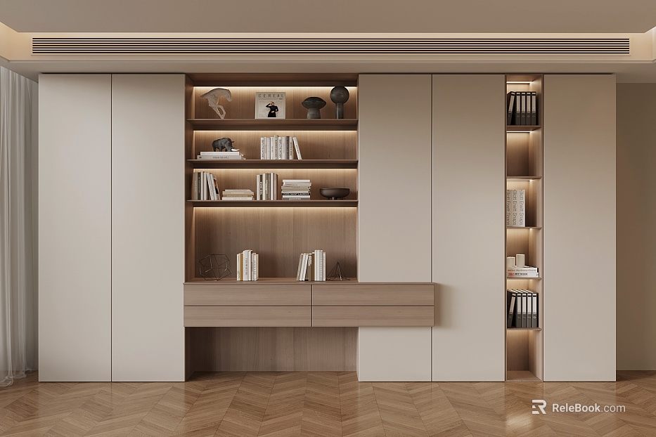 Modern Bookcase Locker texture