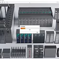 Server Cabinet Room Server Network Equipment Weak Current Box Distribution Box 3d model