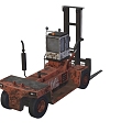 Forklift Transport Forklift Tractor Earth Cattle Tool Vehicle Low Face Number Low Model Simple Model Game Sub-era Film and Television Level Super Realistic High Precision 3d model