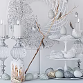 Glass Vase Table Lamp Pendant Combination 3d model
