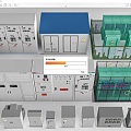 Distribution box distribution station substation transformer distribution cabinet 3d model