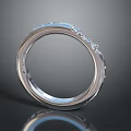 Silver Daily Use Ring With Shiny Surface And Elegant Decorative Details