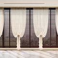 White Sheer Curtains With Pleated Design For Living Room Windows Decoration