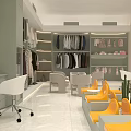Modern Sal Plus Convenience Store Interior With Shelves And Checkout Counter