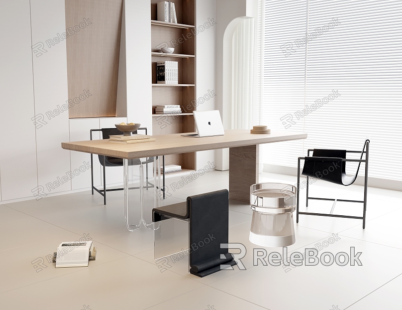 Modern desk chair desk chair combination model