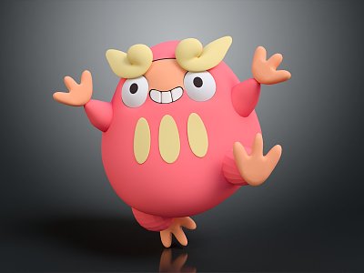 Modern Cartoon Animals Cartoon Characters Cartoon Small Animals Game Characters 3d model