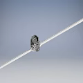 Industrial Equipment Durable Steel Cable With Secure Metal Clamp Fitting