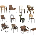 Stylish Leisure Accent Chairs In Various Designs And Materials For Home Decor