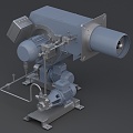 Cyclone burner production equipment 3d model