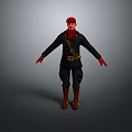 Warrior Samurai Soldier Guard Assassin Killer Ancient Soldier Ancient Assassin Killer 3d model