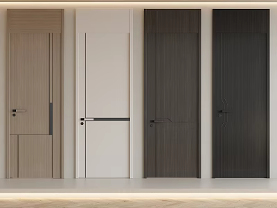 Door Room Door Room Door Bedroom Door Single Door Swing Door 3d model