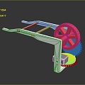 gear large gear small gear cast iron gear internal gear external gear bevel gear 3d model