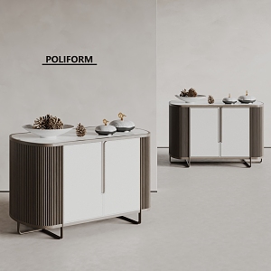 Poliform new Chinese style side a few Zen side a few 3d model