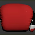Red Boxing Gloves Featuring Black White Accents And Lace Up Design For Fitness Training