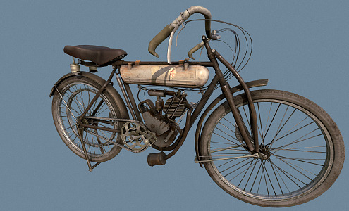 Industrial LOFT Bicycle 3d model