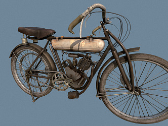 Industrial LOFT Bicycle 3d model