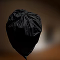 Black Trash Bag Essential Item For Daily Household Life Waste Disposal