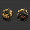 modern engine electric engine 3d model
