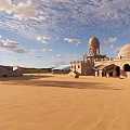 Modern Architecture Desert Scenery 3d model