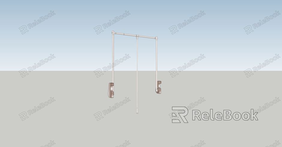 Modern Hangers Cloakroom Lifting Clothes Rod model