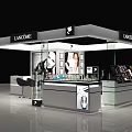 Lancome Cosmetics Specialty Store With Modern Display Counters And Skincare Products