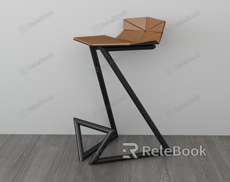 Modern Bar Chair Simple Casual Bar Stool model