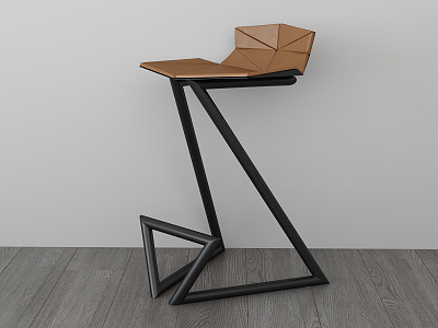 Modern Bar Chair Simple Casual Bar Stool model