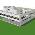 Villa Savoy Corbusier 3d model