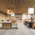 Modern store Wen Chuang 3d model