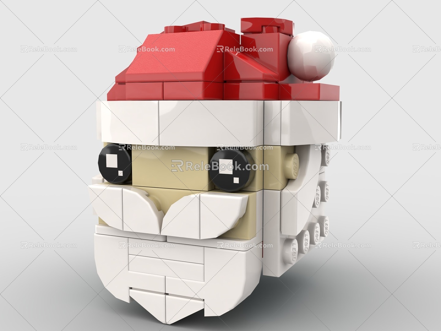 Lego LEGO Toy Blocks Santa Claus Christmas Decoration Christmas Gift Christmas 3d model