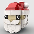 Lego LEGO Toy Blocks Santa Claus Christmas Decoration Christmas Gift Christmas 3d model