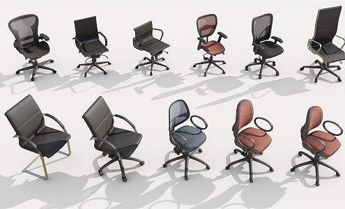 Modern office chair 3d model