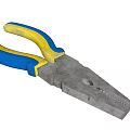 Durable Hardware Tool Pliers With Blue And Yellow Handles And Metal Construction