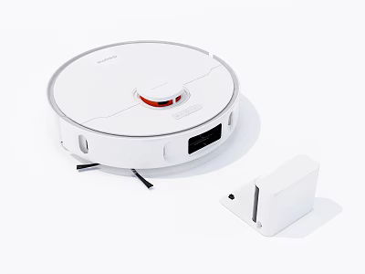 Smart Robotic Vacuum Cleaner With Charging Dock For Daily Home Use 3d model