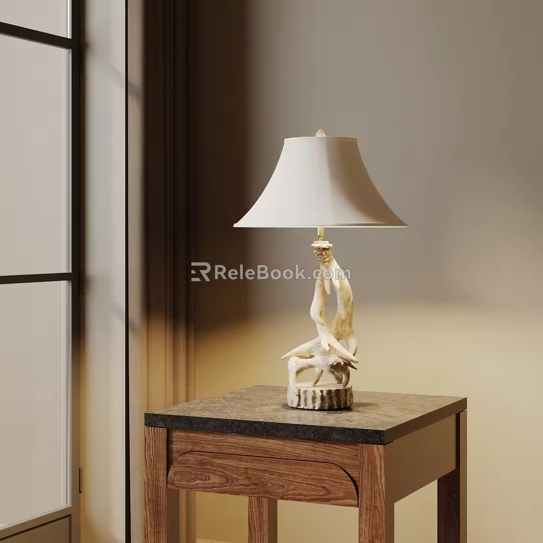 Table lamp 3d model