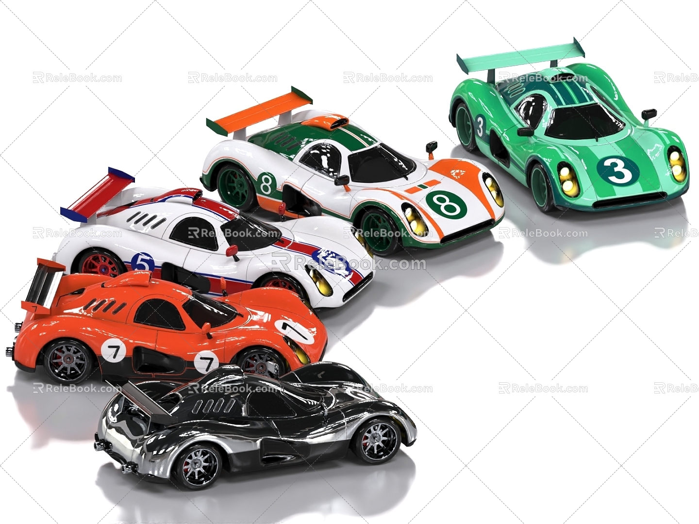 Toy Car Toy Racing Car Concept Car 3d model