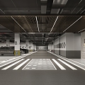 Underground parking 3d model