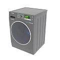 Samsung Black Front Load Washing Machine With AddWash EcoBubble And Digital