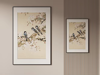 New Chinese Hanging Paintings 3d model