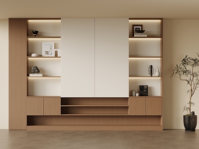 Middle Style Bookcase Bookshelf model