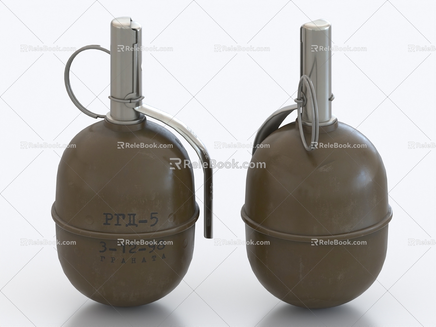 Grenade Grenade Fragment Grenade 3d model