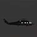 Black Military Helicopter Aerial Support For Aerospace Missions And Space Exploration