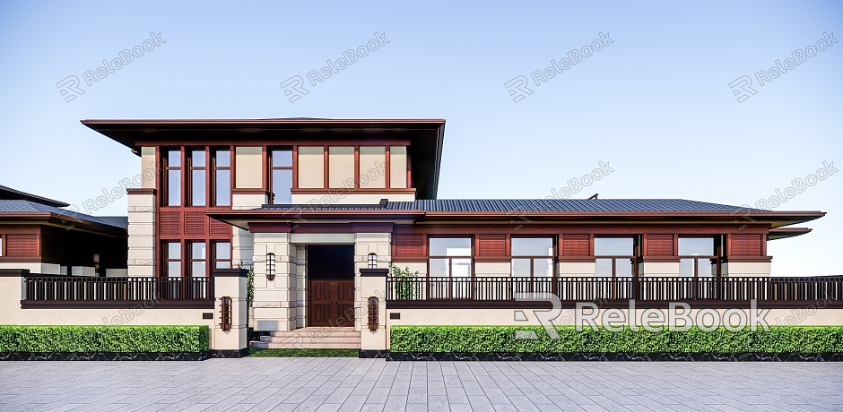 Chinese townhouse single-family villa model