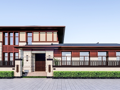 Chinese townhouse single-family villa model