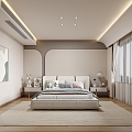 Modern Home Bedroom 3d model