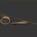 Crossbow Mechanical Crossbow Shift Bow and Arrow Shoot Far Equipment Weapons High-tech Crossbow 3d model